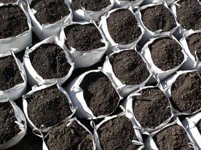 Topsoil for laying a lawn