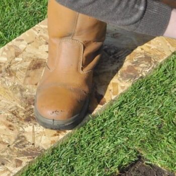 laying boards