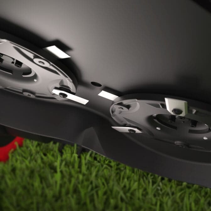 Kress robot mower underside