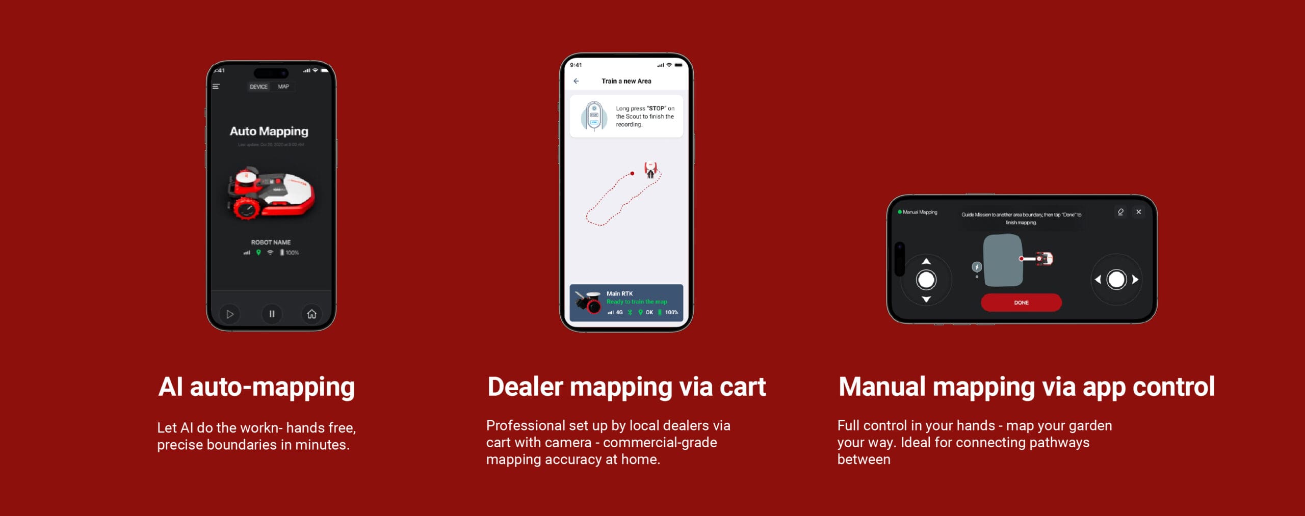 Kress EyePilot Robotic Lawn Mower KR273E